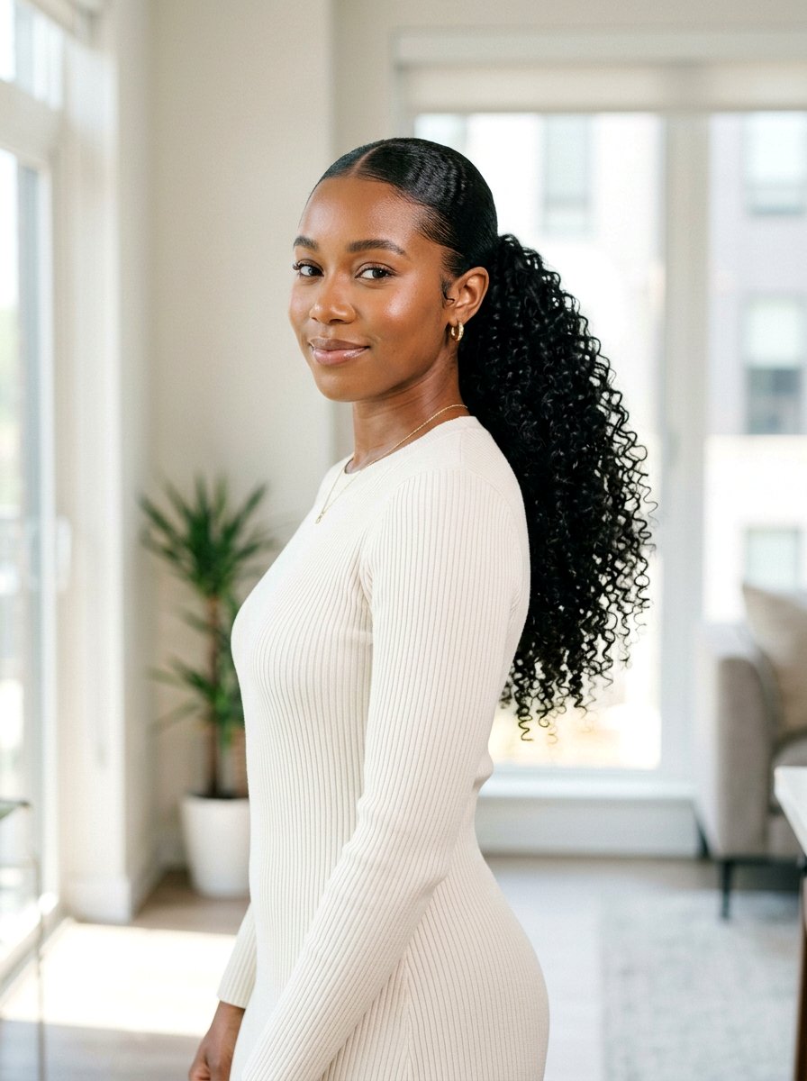 Sleek Slick Back Ponytail For Curly Hair - 20 sleek slick back ponytail - 20 sleek slick back ponytail