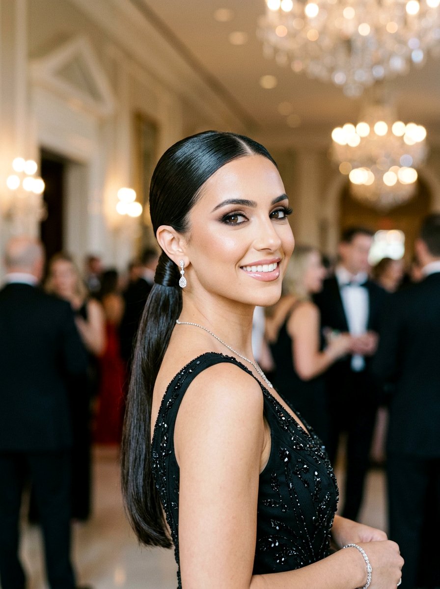 Sleek Slick Back Ponytail For Formal Events - 20 sleek slick back ponytail - 20 sleek slick back ponytail