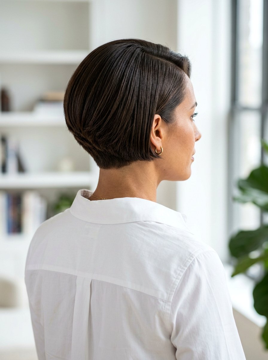 Sleek Stacked Bob - 20 interview hairstyle with sleek bob - 20 interview hairstyle with sleek bob