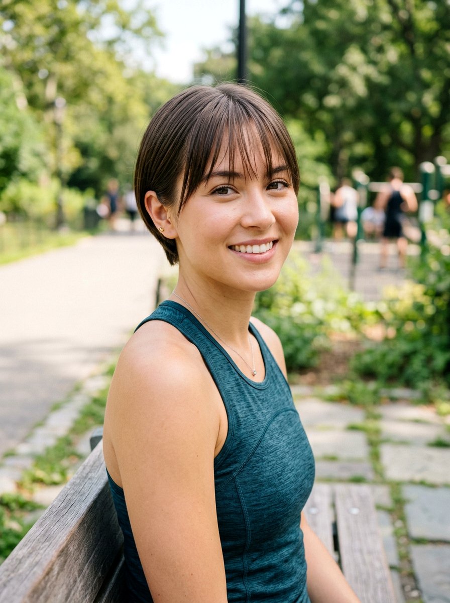 Sleek Straight Bixie With Wispy Bangs - 20 straight bixie haircut with bangs - 20 straight bixie haircut with bangs