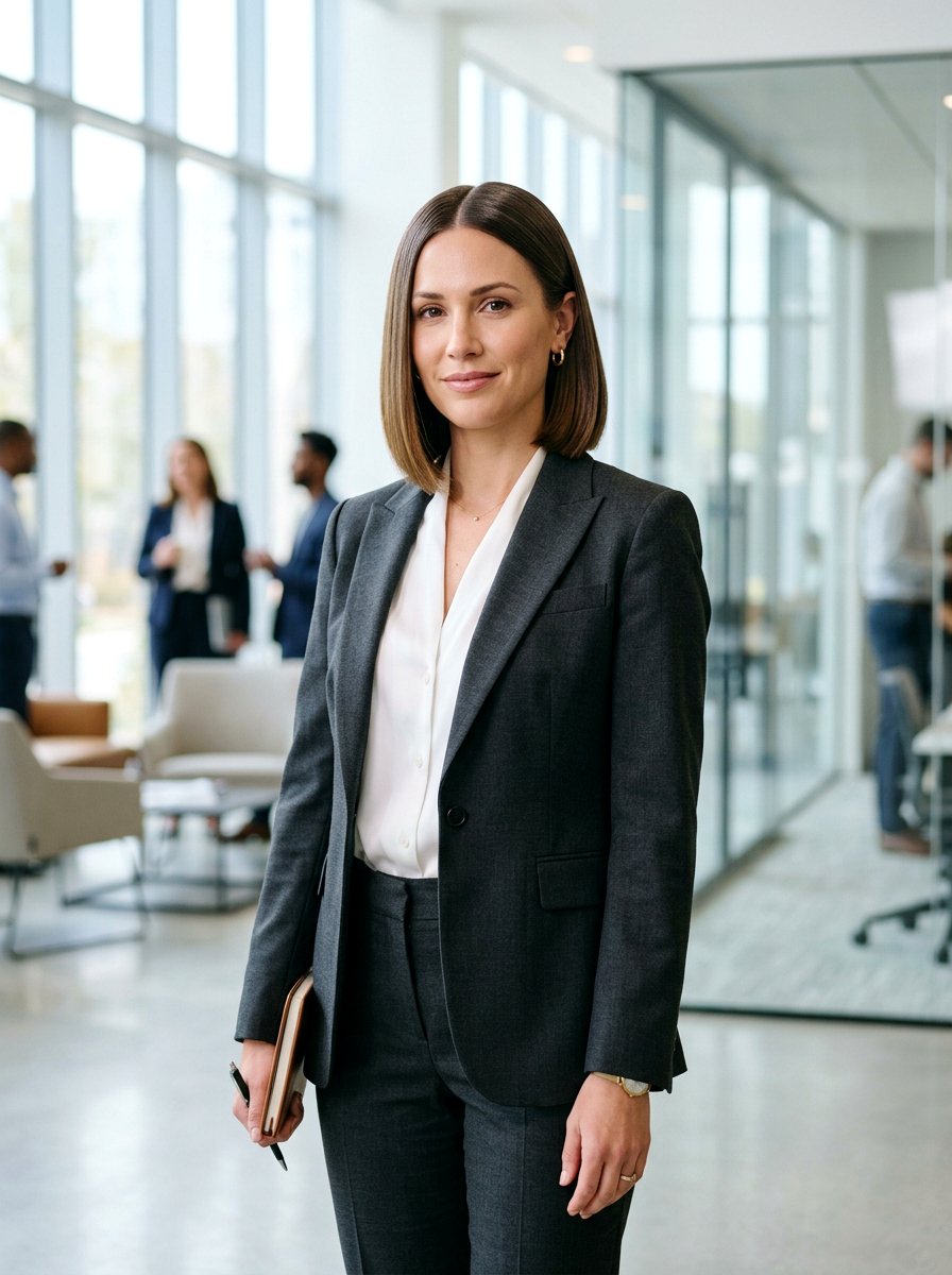 Sleek Straight Glossy Blowout Bob - 20 glossy blowout bob for mature women - 20 glossy blowout bob for mature women