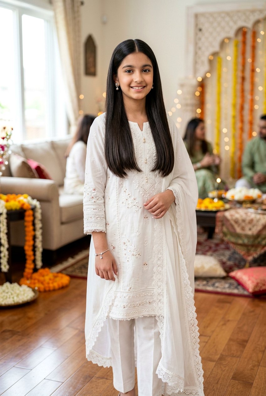 Sleek Straight Hair For Eid - 20 eid hairstyles for girls - 20 eid hairstyles for girls