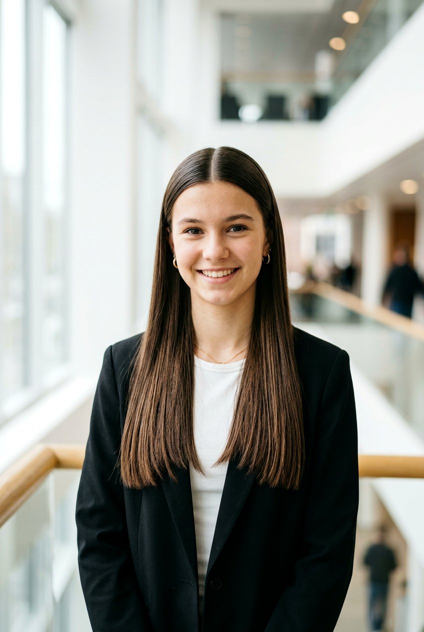 Sleek Straight Long Hair - 20 school hairstyle for teenage girls with long hair - 20 school hairstyle for teenage girls with long hair