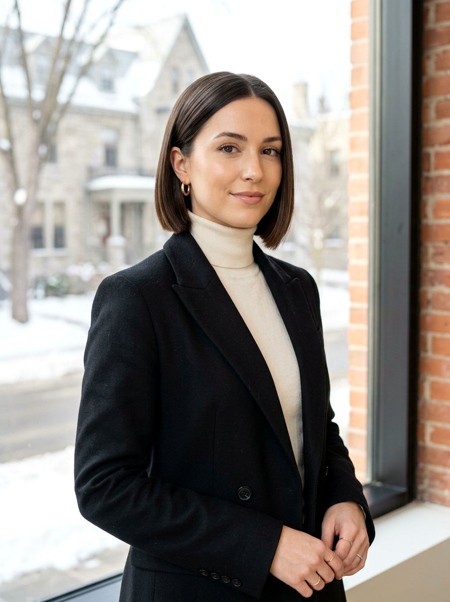 Sleek Straight Short Bob - 20 interview hairstyle for short bob - 20 interview hairstyle for short bob