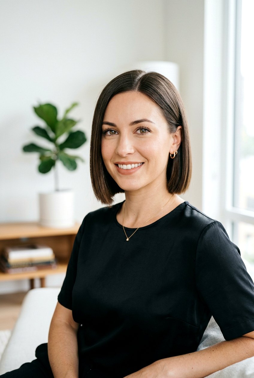 Sleek Straight Short Bob - 20 birthday hairstyle for short bob hair - 20 birthday hairstyle for short bob hair