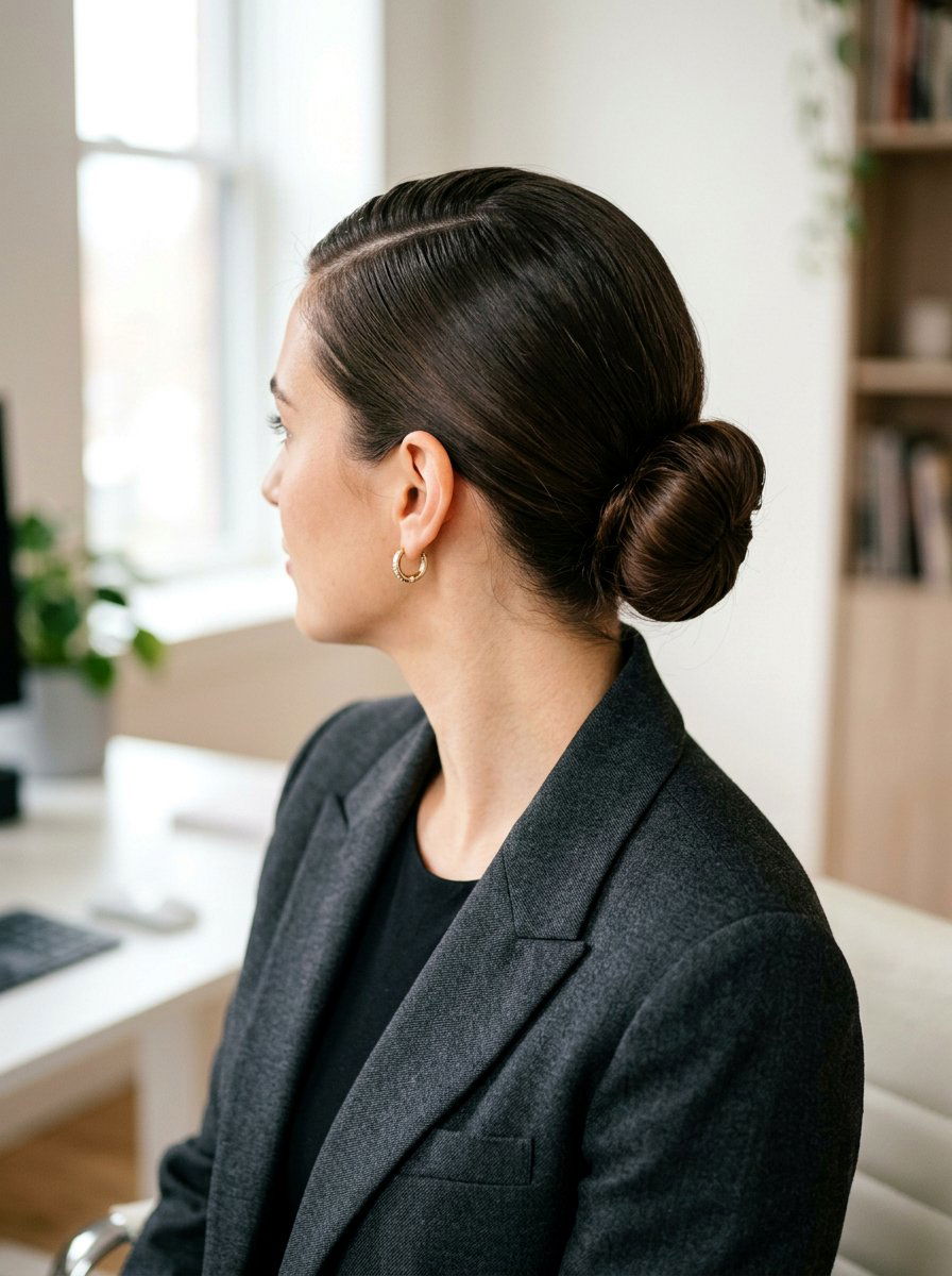 Sleek Third Day Low Bun - 20 third day hair bun - 20 third day hair bun