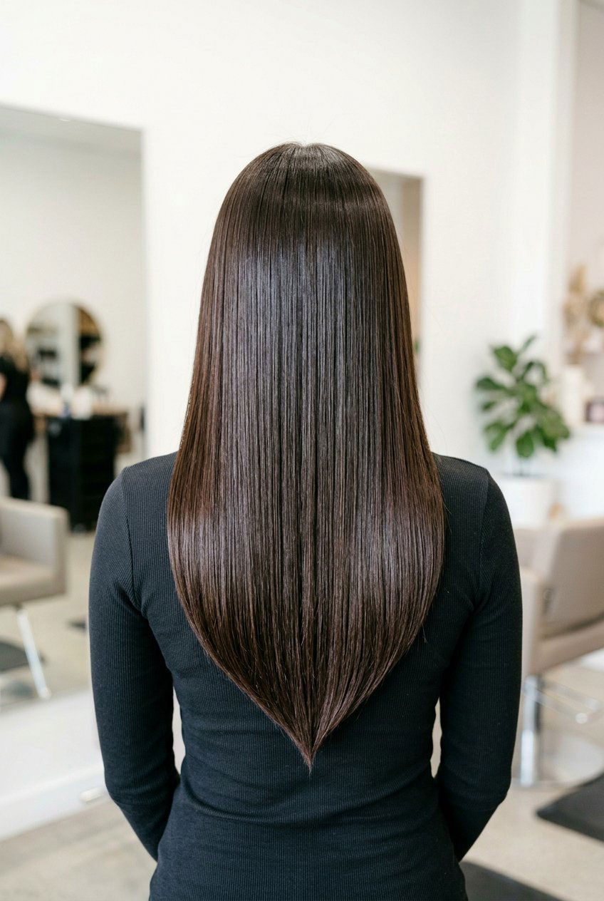 Sleek V cut long hair - 20 v cut for long hair - 20 v cut for long hair