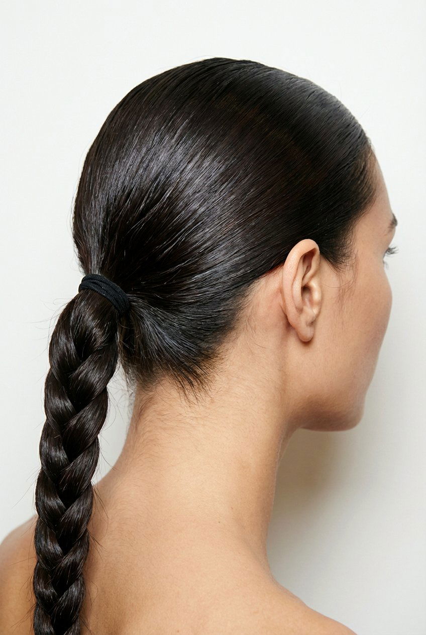 Sleek braided ponytail - 20 sleek ponytail hairstyles - 20 sleek ponytail hairstyles