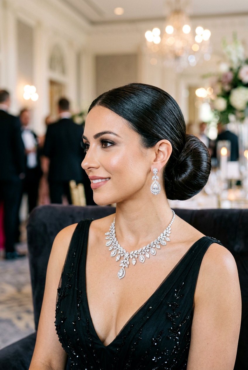 Sleek bun formal - 20 sleek bun hairstyles - 20 sleek bun hairstyles