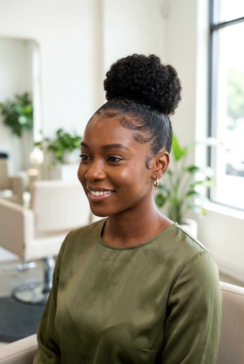 Sleek bun natural hair - 20 sleek bun hairstyles - 20 sleek bun hairstyles