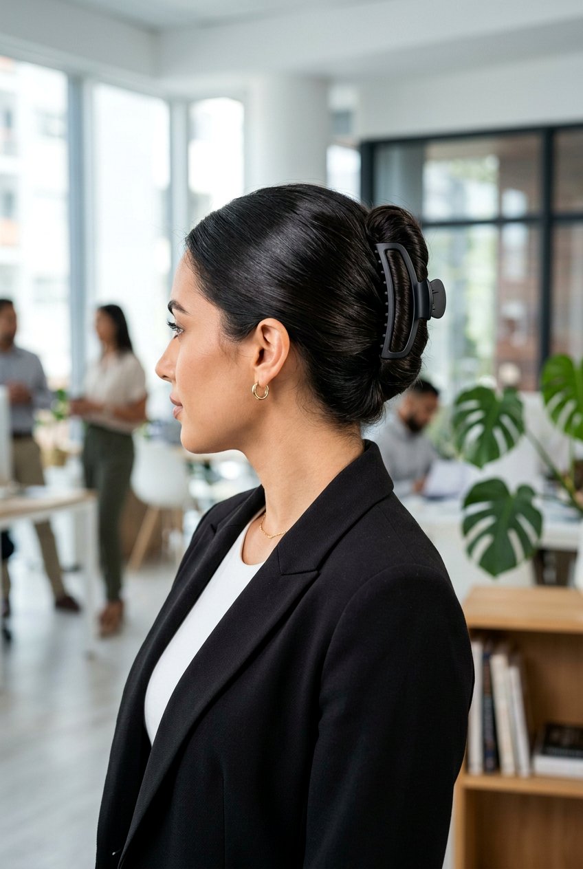 Sleek claw clip french twist - 20 claw clip french twist hairstyle - 20 claw clip french twist hairstyle