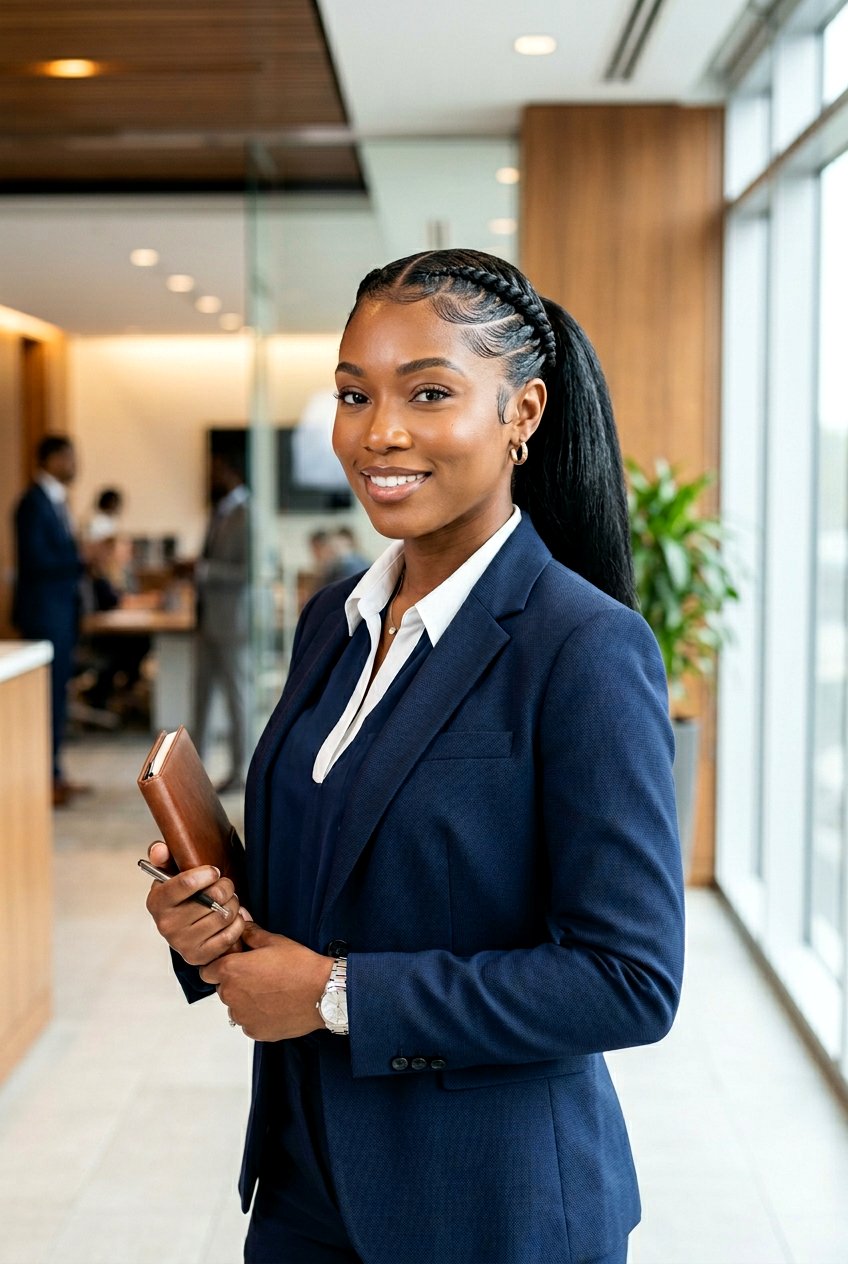 Sleek flat twist ponytail - 20 flat twists into ponytail - 20 flat twists into ponytail