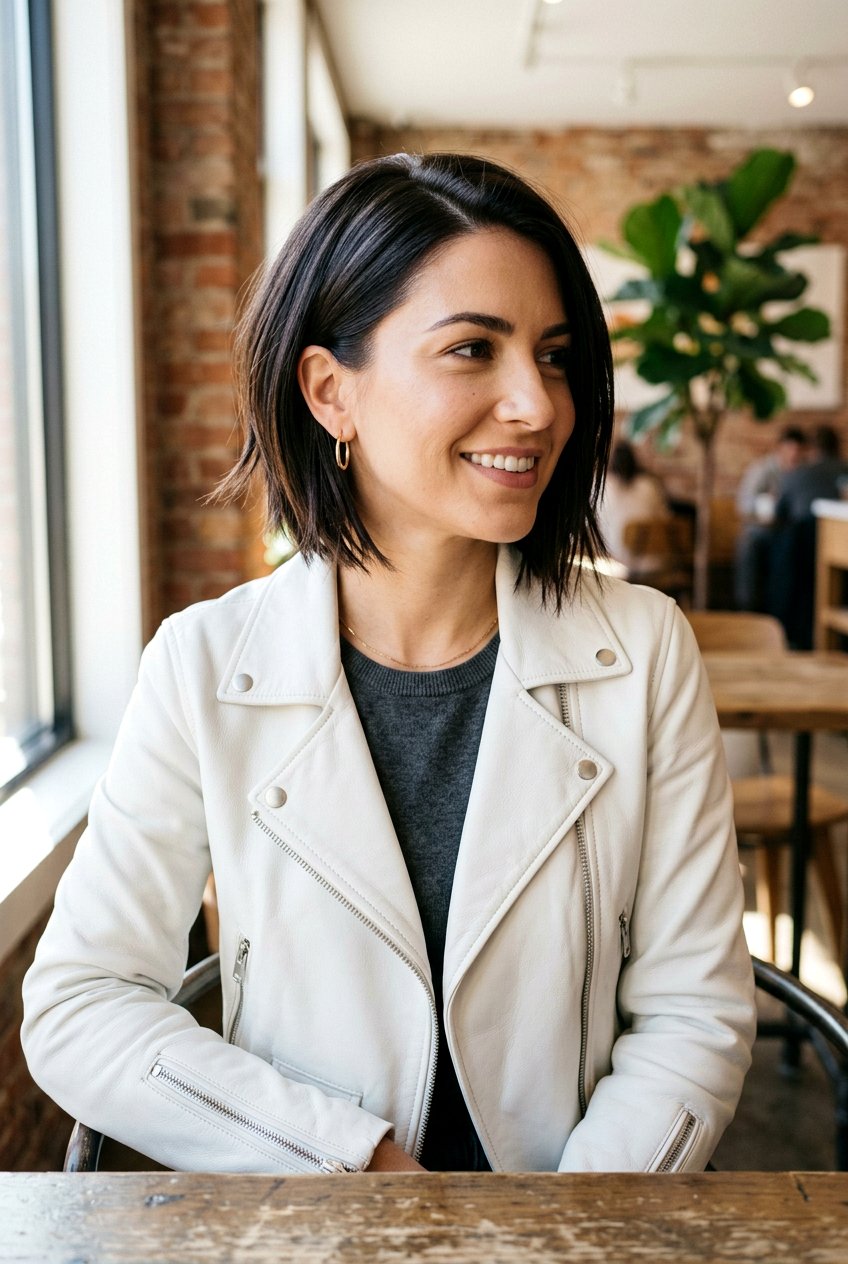 Sliced Bob - 20 expensive brunette bob for women - 20 expensive brunette bob for women