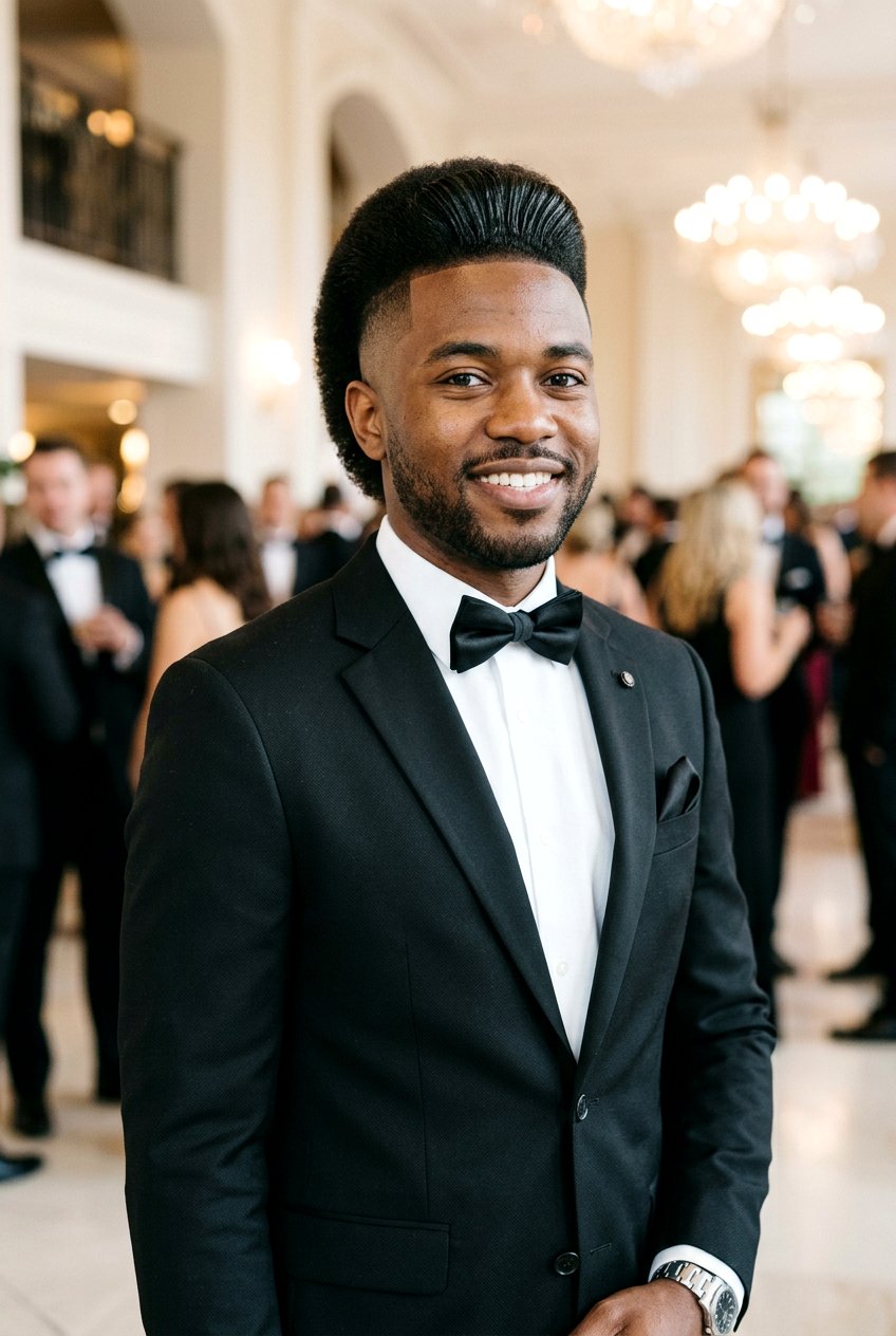 Slick Back Afro Mohawk Fade - 20 afro mohawk hairstyle - 20 afro mohawk hairstyle