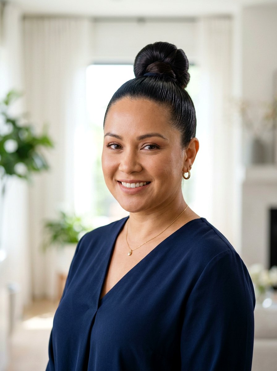 Slick Back Bun For Round Faces - 20 slicked back curly bun hairstyle - 20 slicked back curly bun hairstyle