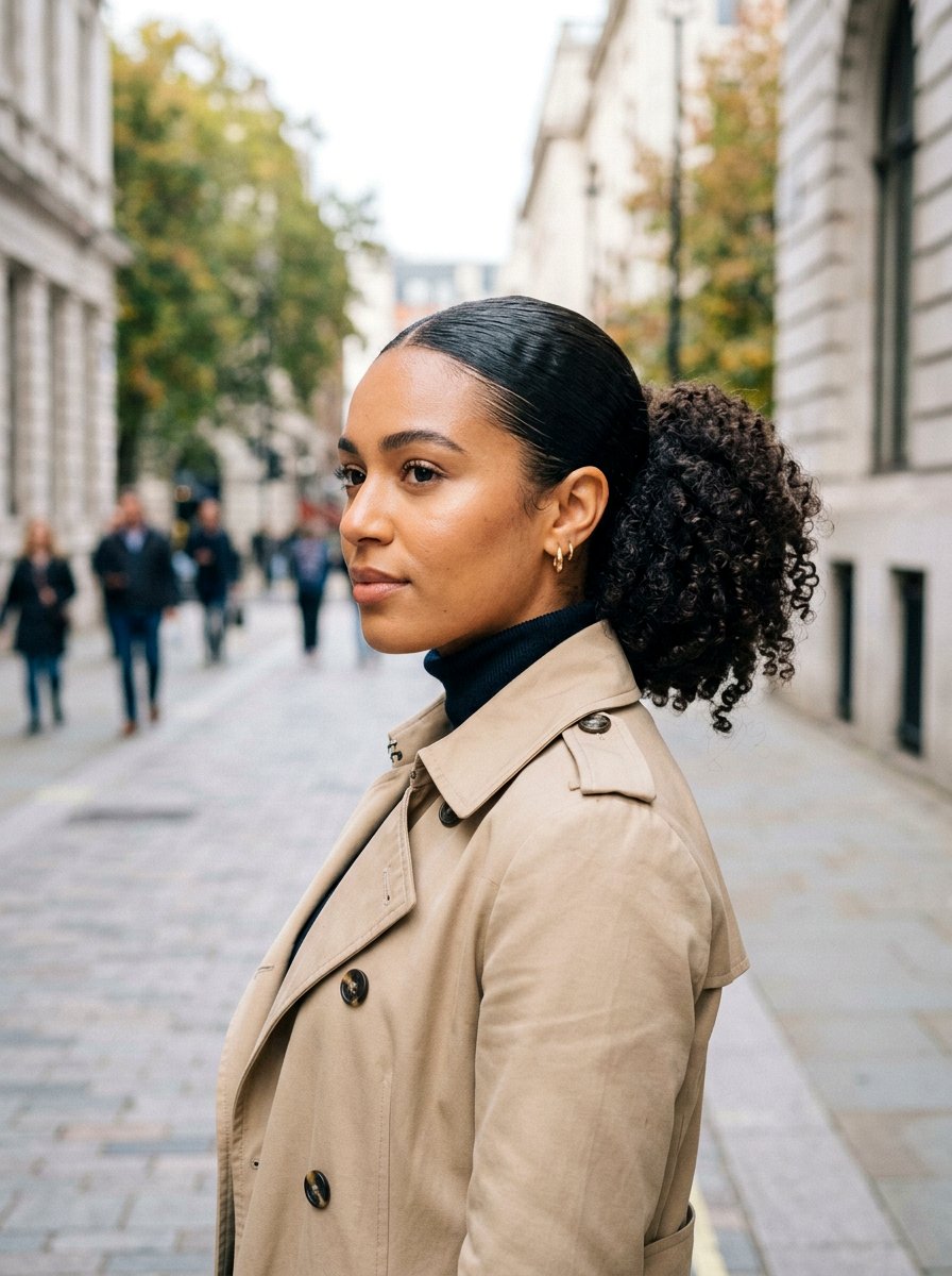 Slick Back Bun For Thick Hair - 20 slicked back curly bun hairstyle - 20 slicked back curly bun hairstyle