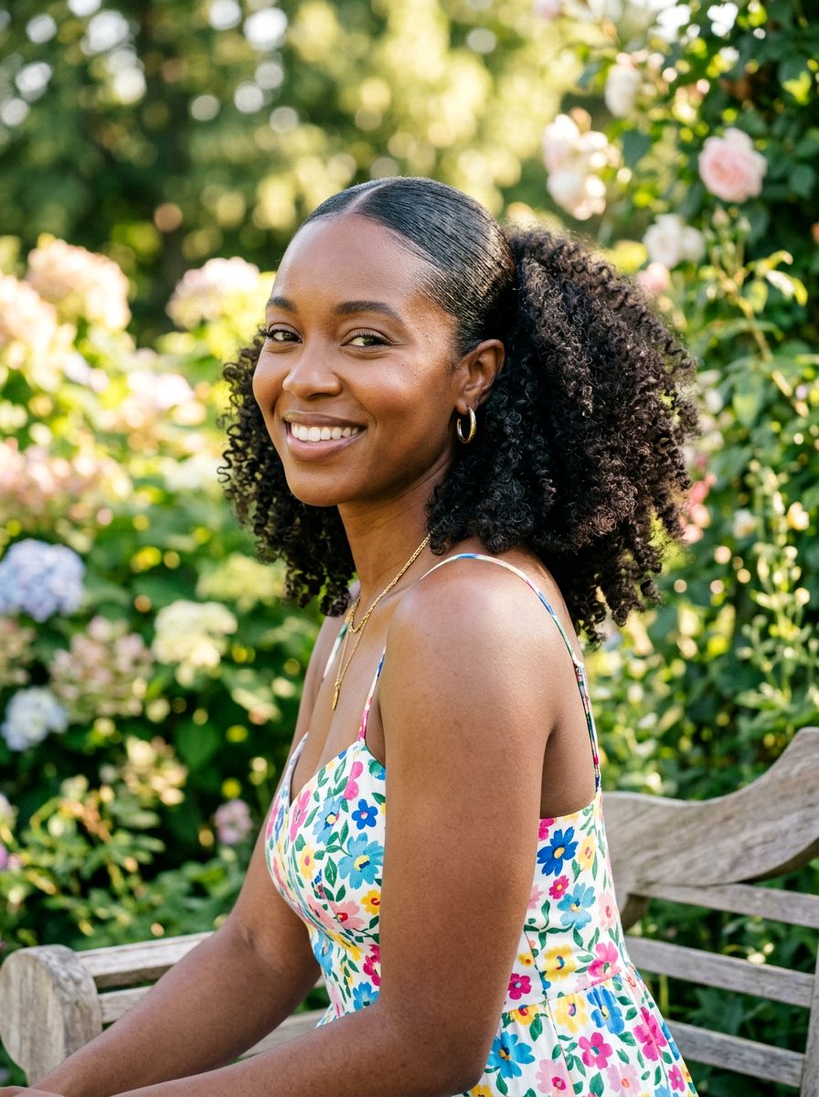 20 Slick Back Bun for Black Women: Elegant & Chic Styles