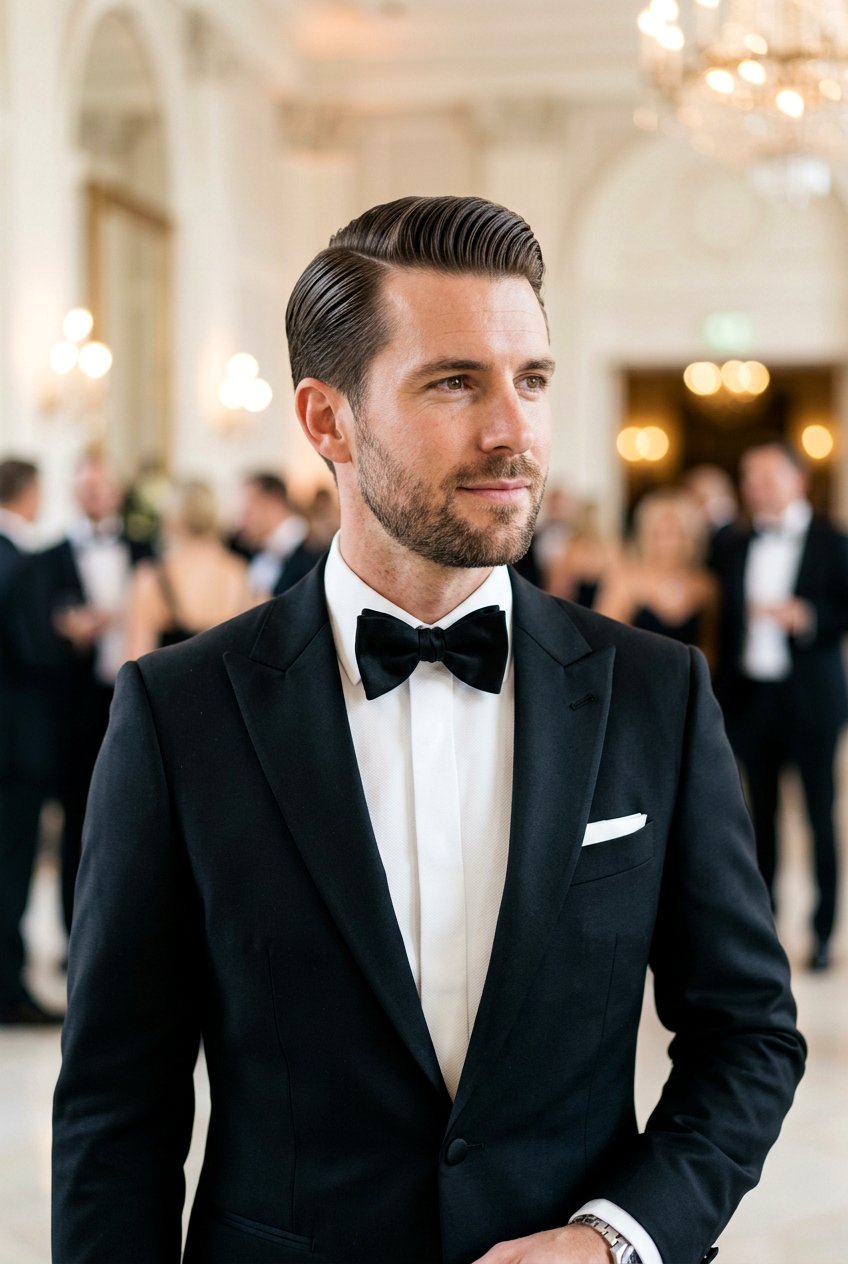 Slick Back Comb Over - 20 comb over for thin hair men - 20 comb over for thin hair men