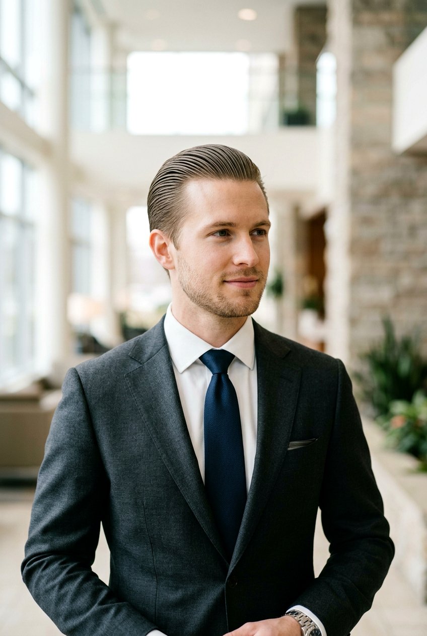 Slick Back For Fine Hair - 20 men haircut ideas for fine hair - 20 men haircut ideas for fine hair