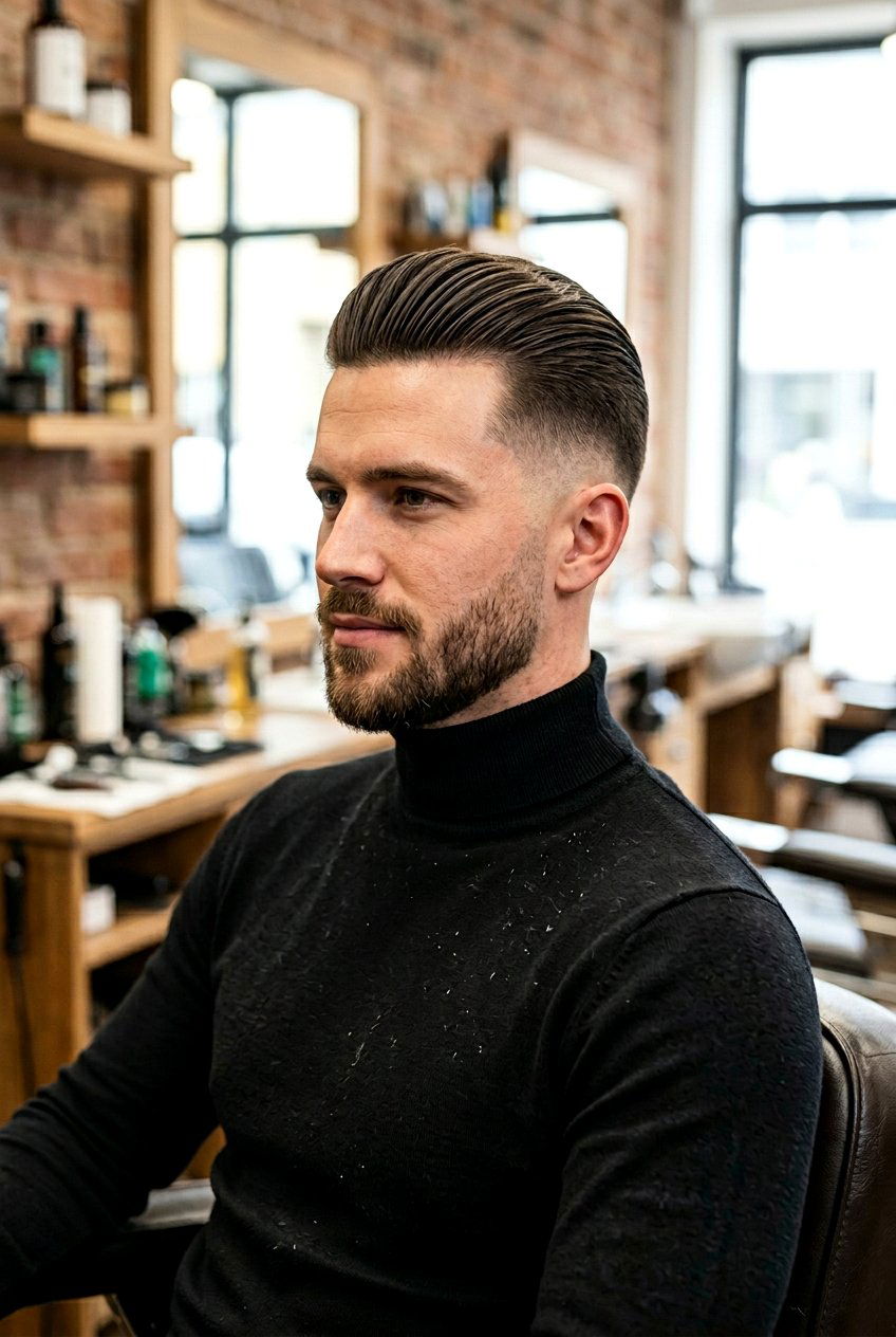 Slick Back High Taper - 20 high taper fade for thick hair men - 20 high taper fade for thick hair men