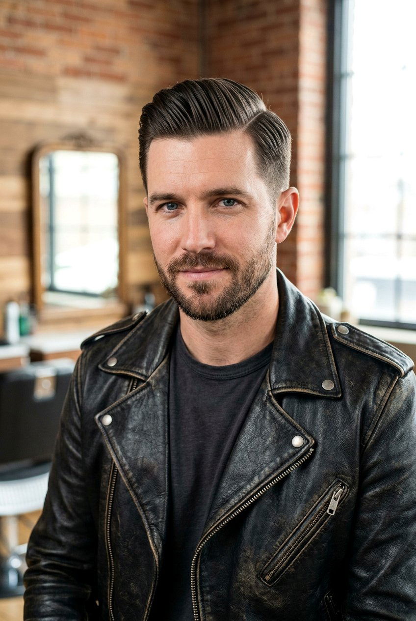 Slick Back Side Part - 20 classic mens side part haircut - 20 classic men’s side part haircut