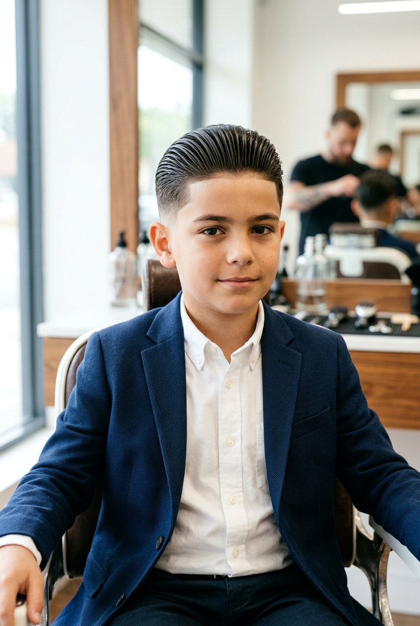 Slick Back Taper Thick Hair - 20 boys taper haircut for thick hair - 20 boys taper haircut for thick hair