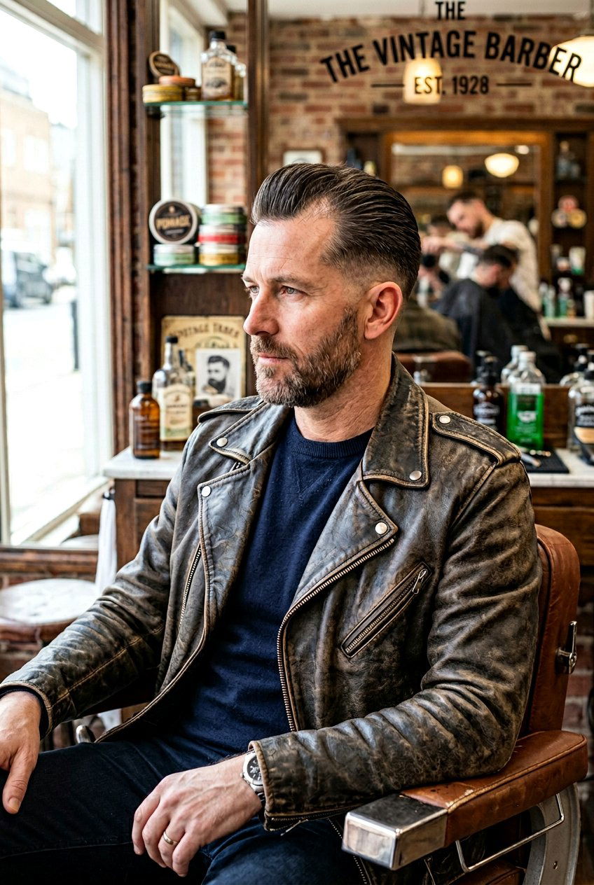 Slick Back Thinning Crown - 20 mens haircut for thinning crown - 20 men’s haircut for thinning crown