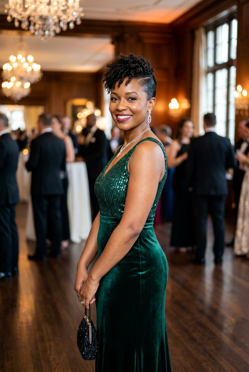 Slick Back Wash And Go TWA - 20 wash and go on twa haircut - 20 wash and go on twa haircut