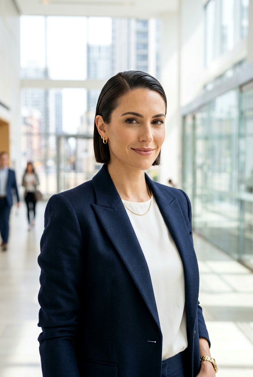 Slicked Back Bob Haircut - 20 editorial slicked back hairstyle - 20 editorial slicked back hairstyle