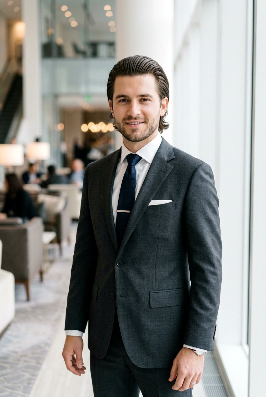 Slicked Back Bro Flow - 20 bro flow for medium thick hair men - 20 bro flow for medium thick hair men