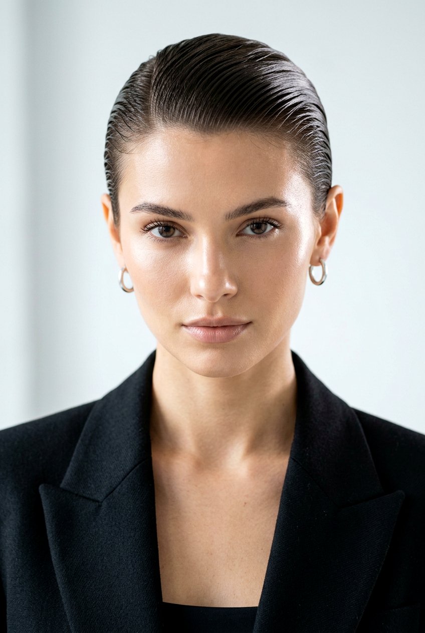 Slicked Back Hair - 20 homecoming hairstyles - 20 homecoming hairstyles