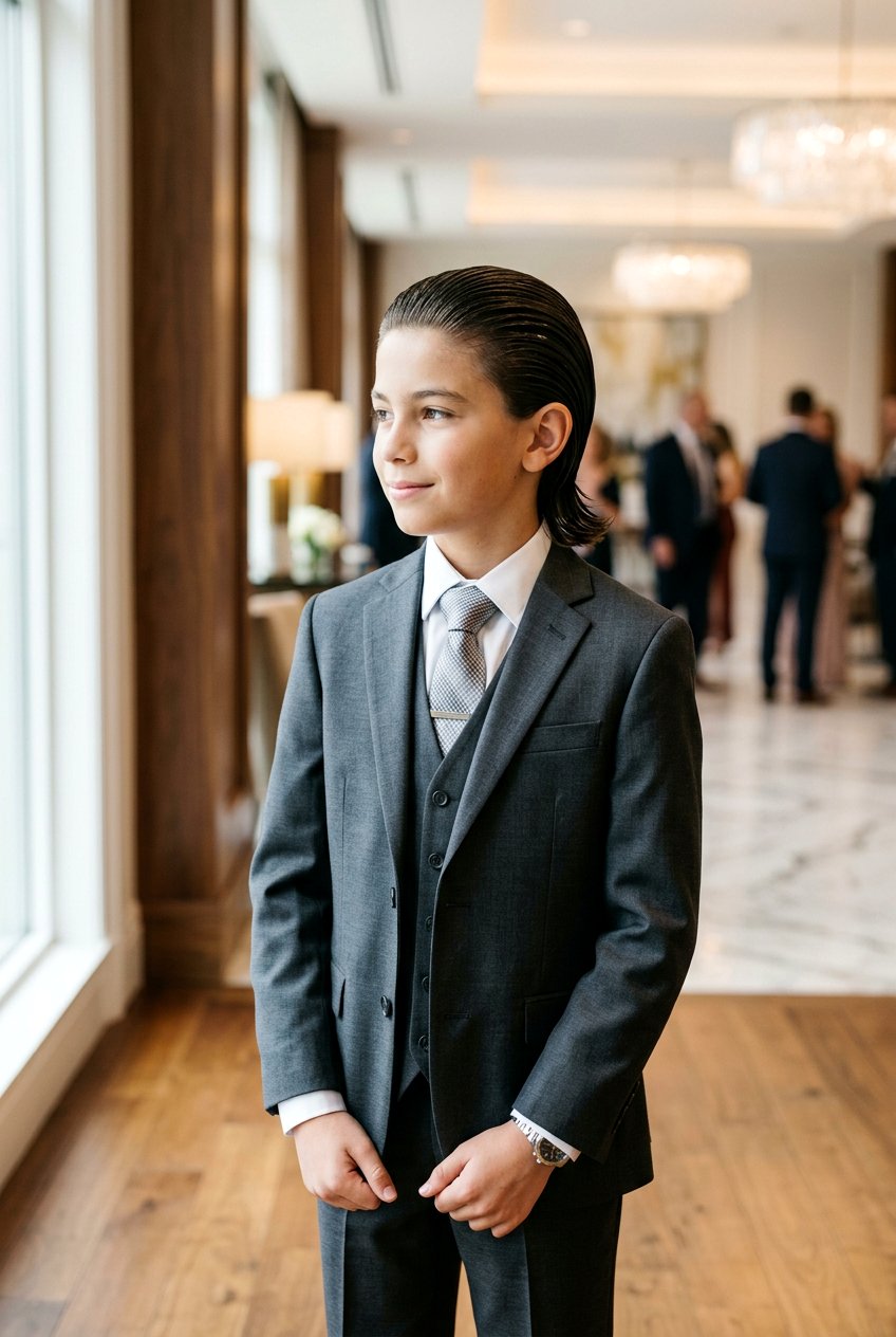 Slicked Back Long Hair - 20 long haircut for boys with straight hair - 20 long haircut for boys with straight hair