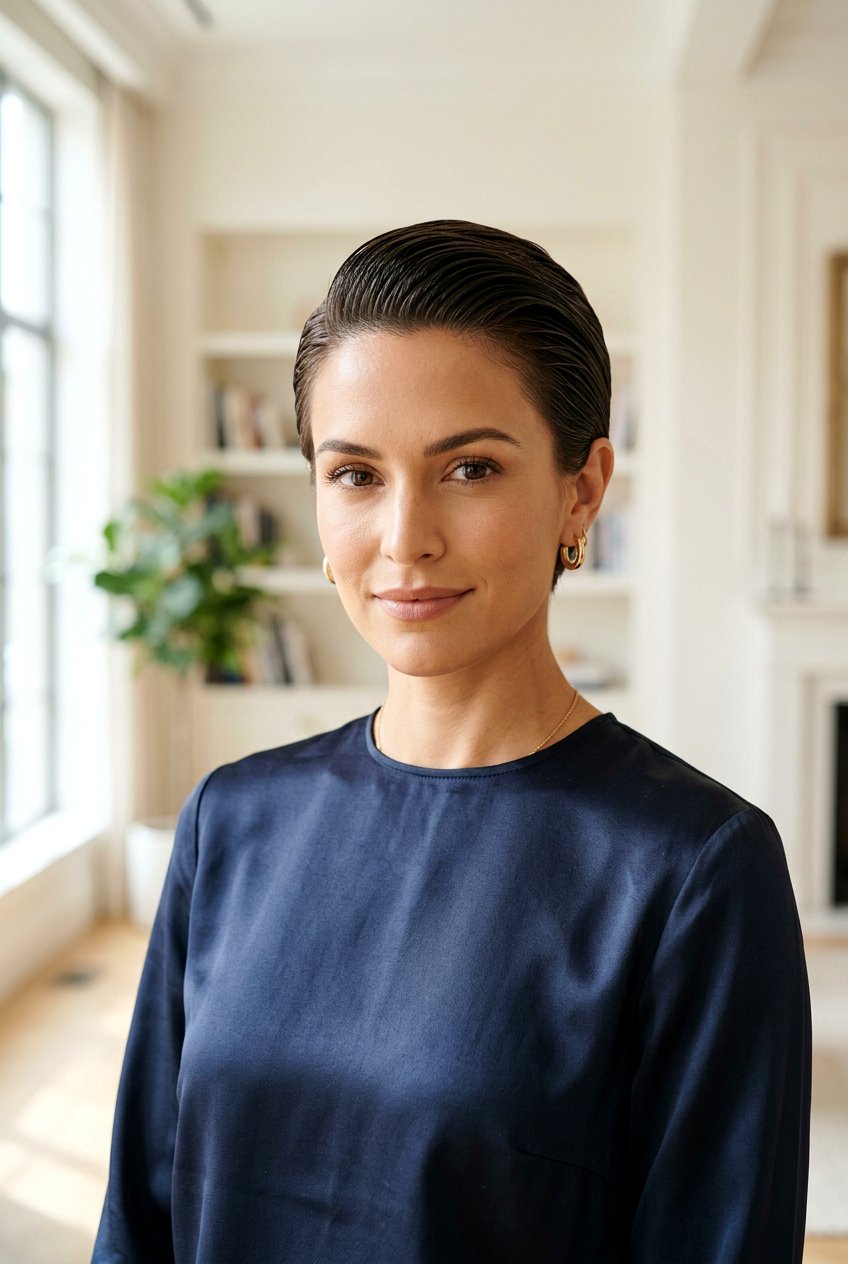 Slicked Back Natural Pixie Cut - 20 natural pixie cut for black women - 20 natural pixie cut for black women