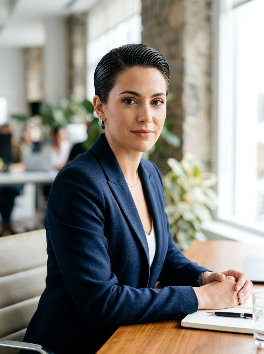 20 Professional Interview Hairstyle With Clean Pixie Cut