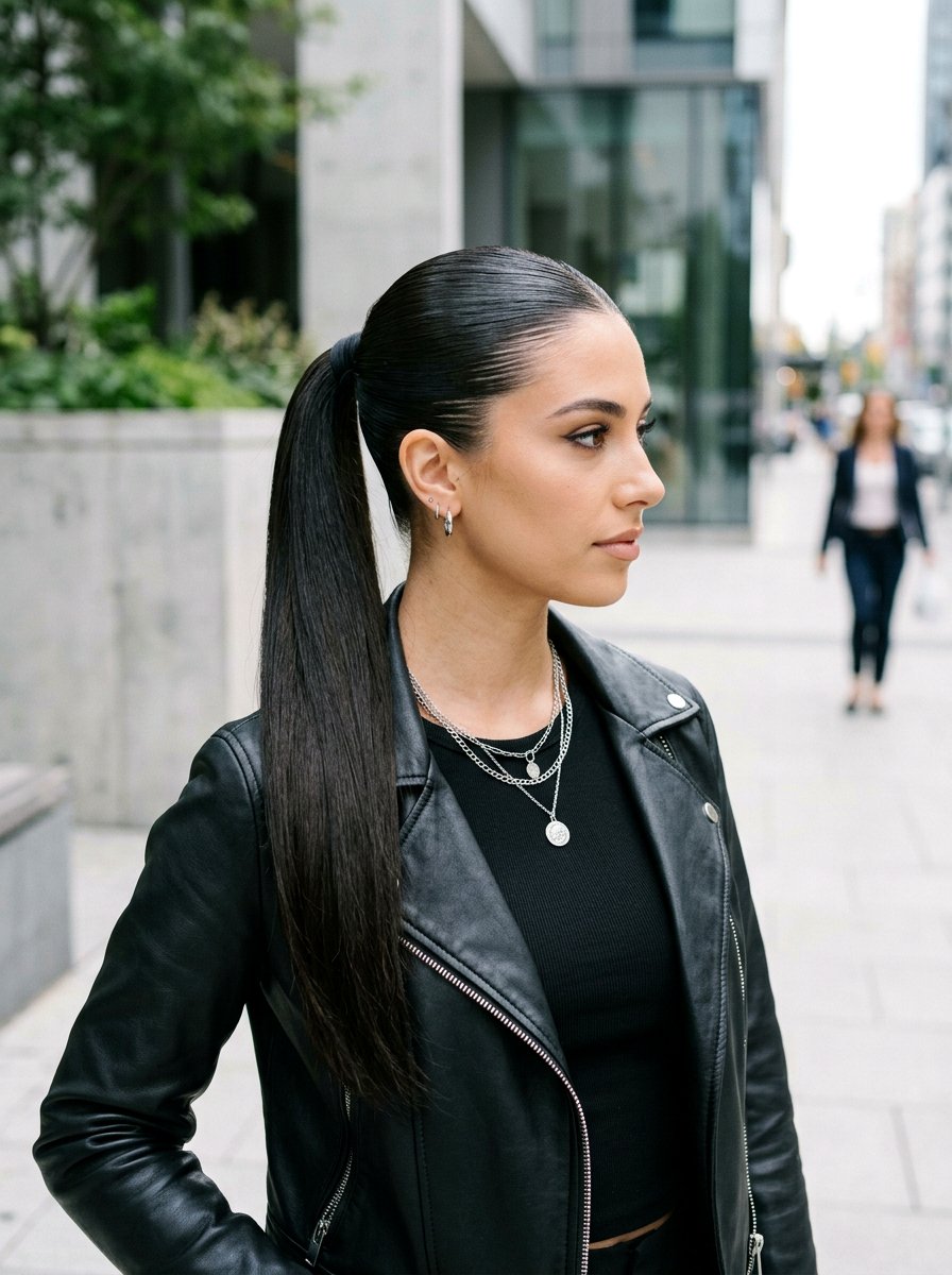 Slicked Back Ponytail For Second Day Hair - 20 second day hair ponytail - 20 second day hair ponytail