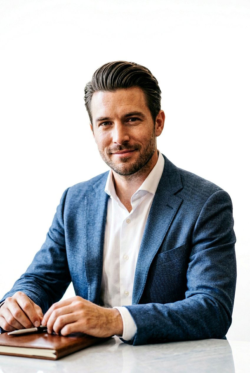 Slicked Back Scissor Cut - 20 mens haircut for heart shaped face - 20 men’s haircut for heart shaped face