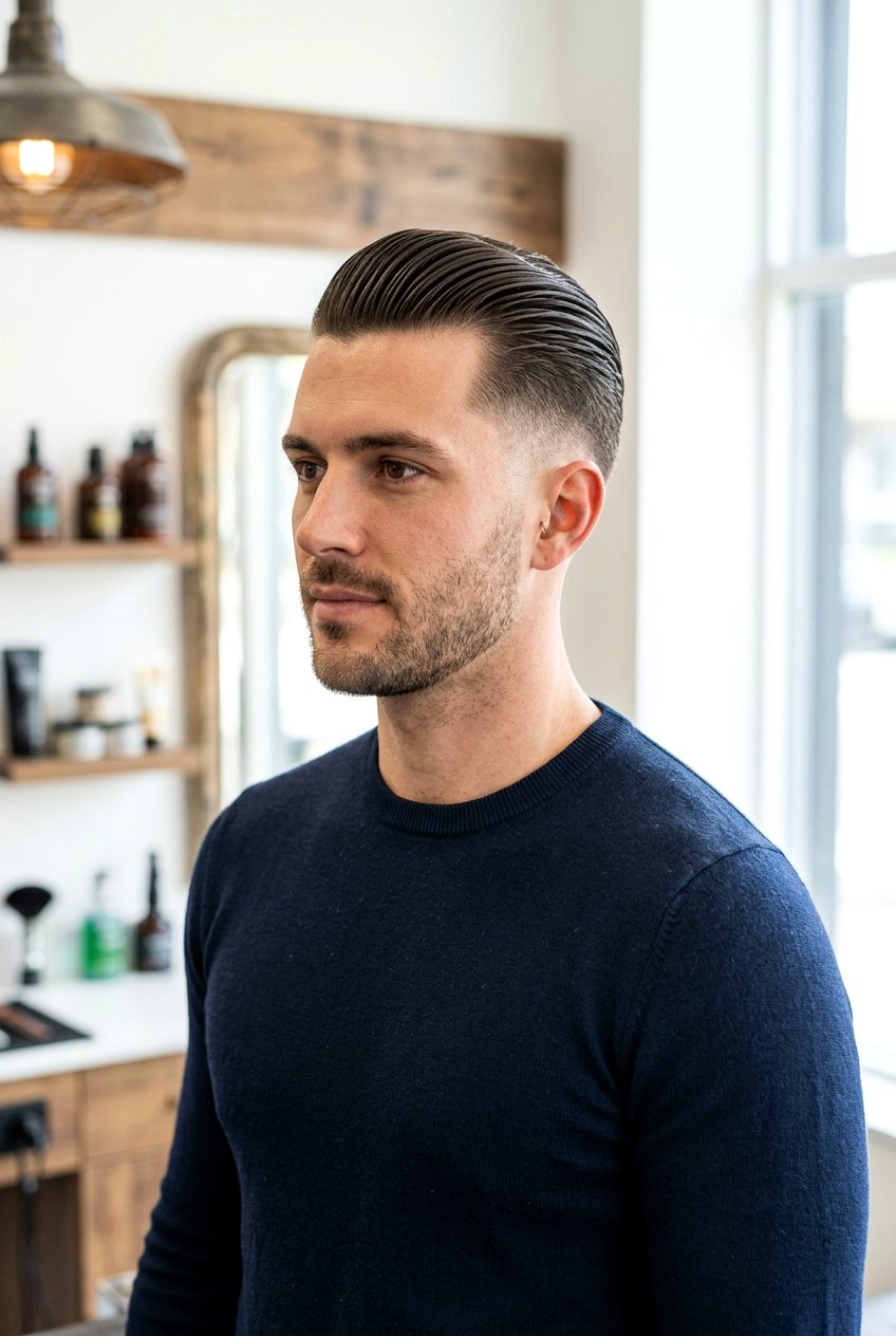 Slicked Back Short Haircut - 20 editorial slicked back hairstyle - 20 editorial slicked back hairstyle