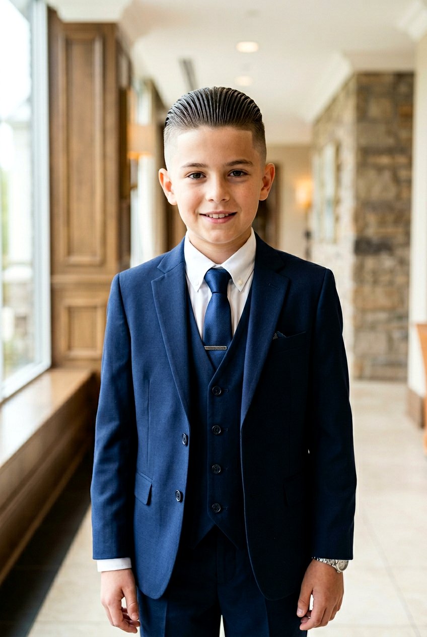 Slicked Back Undercut - 20 cute picture day haircuts for boys - 20 cute picture day haircuts for boys