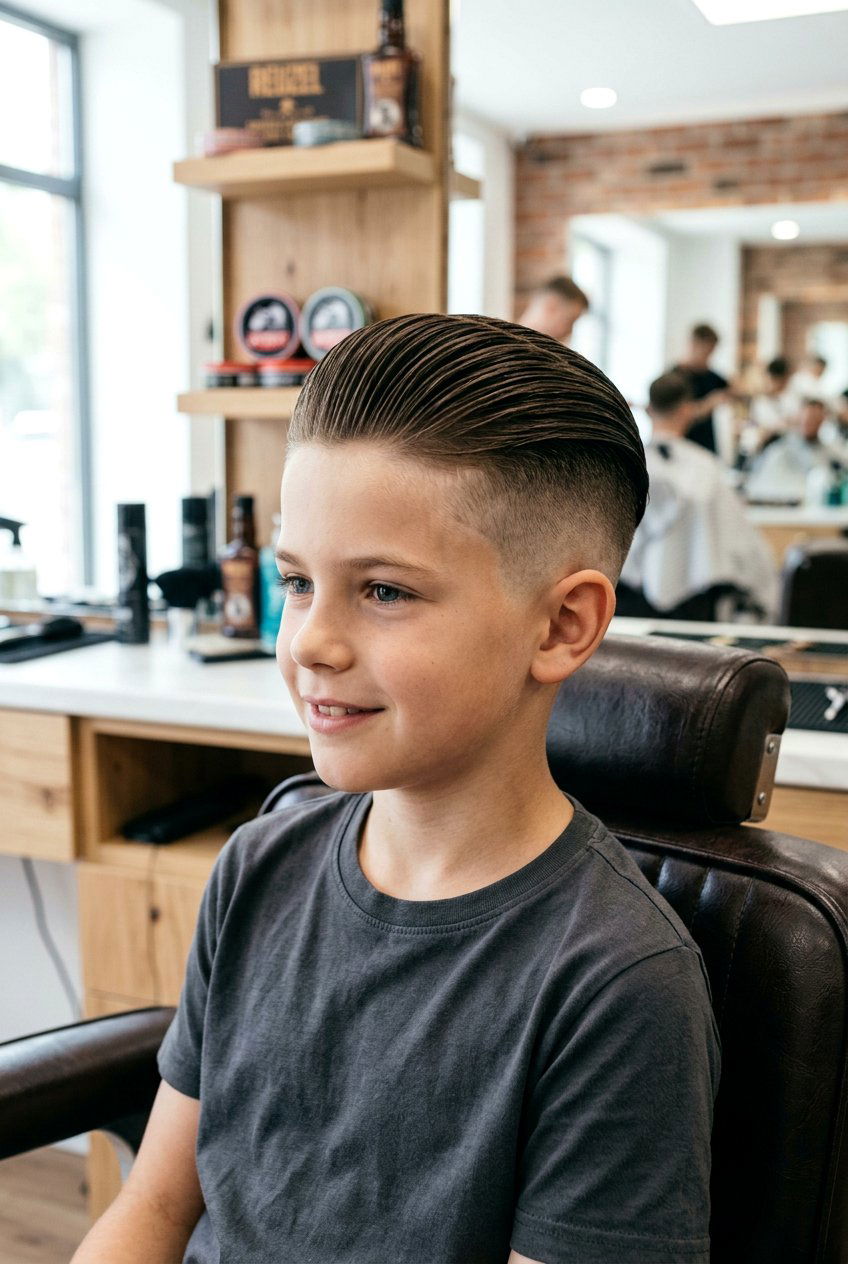 Slicked Back Undercut - 20 hairstyles for boys - 20 hairstyles for boys