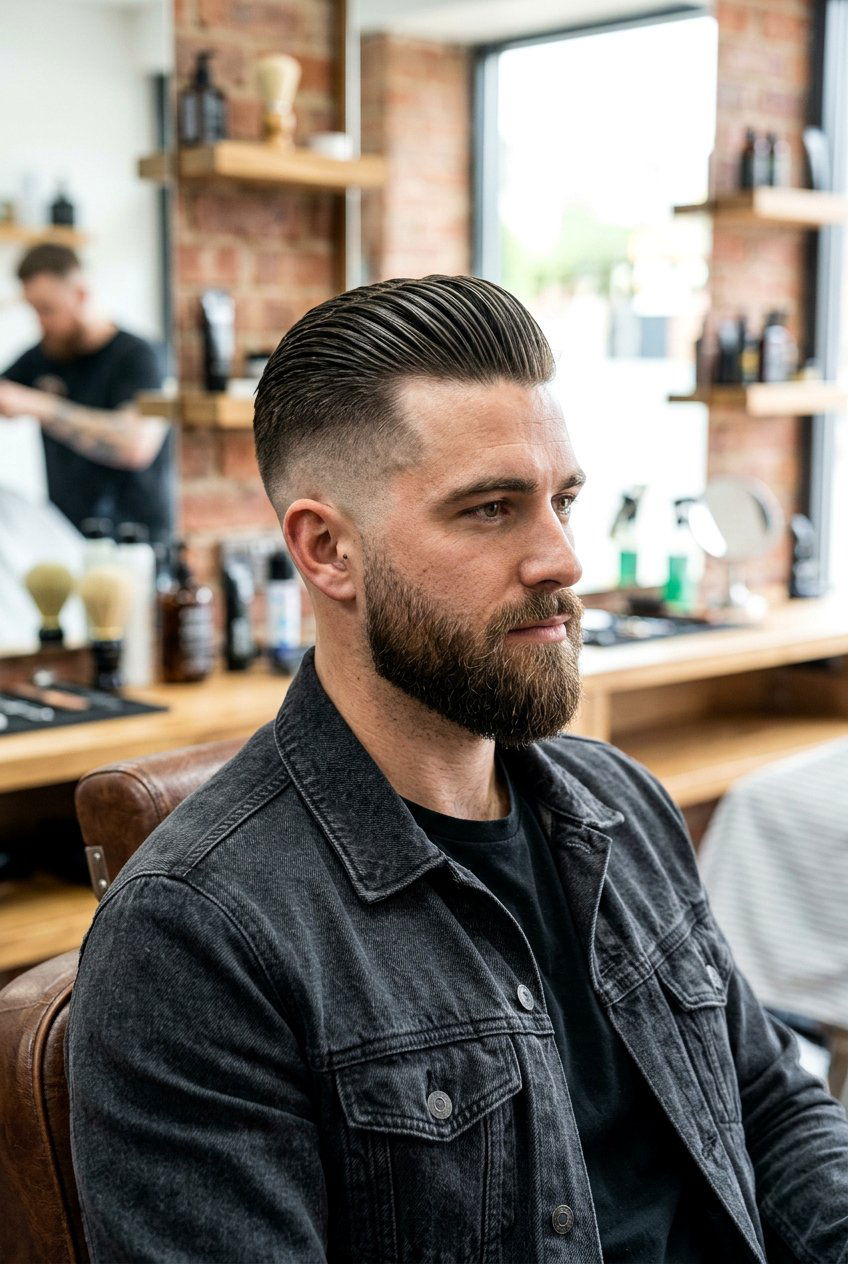 Slicked Back Undercut - 20 medium length hairstyles for men - 20 medium length hairstyles for men