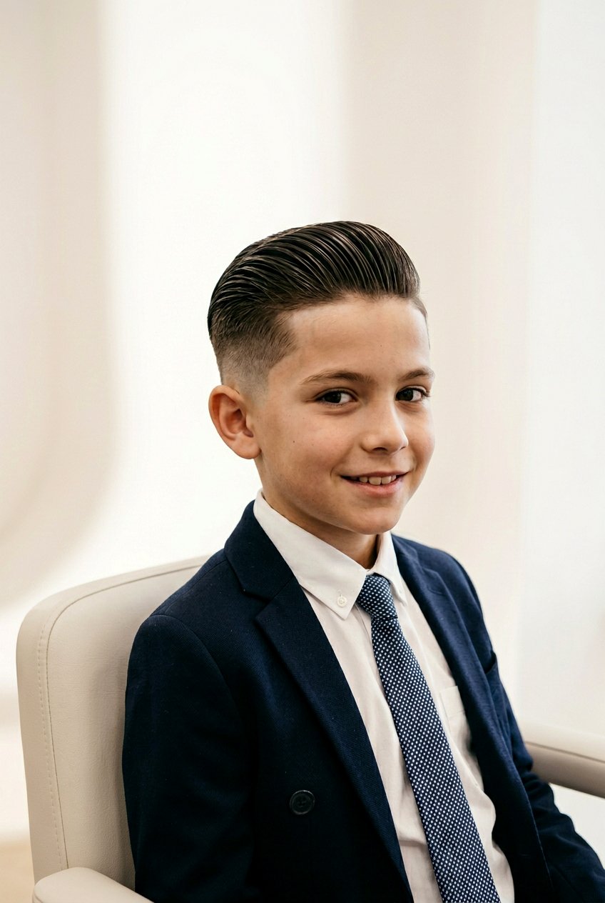 Slicked Back Undercut - 20 neat graduation haircuts for boys - 20 neat graduation haircuts for boys