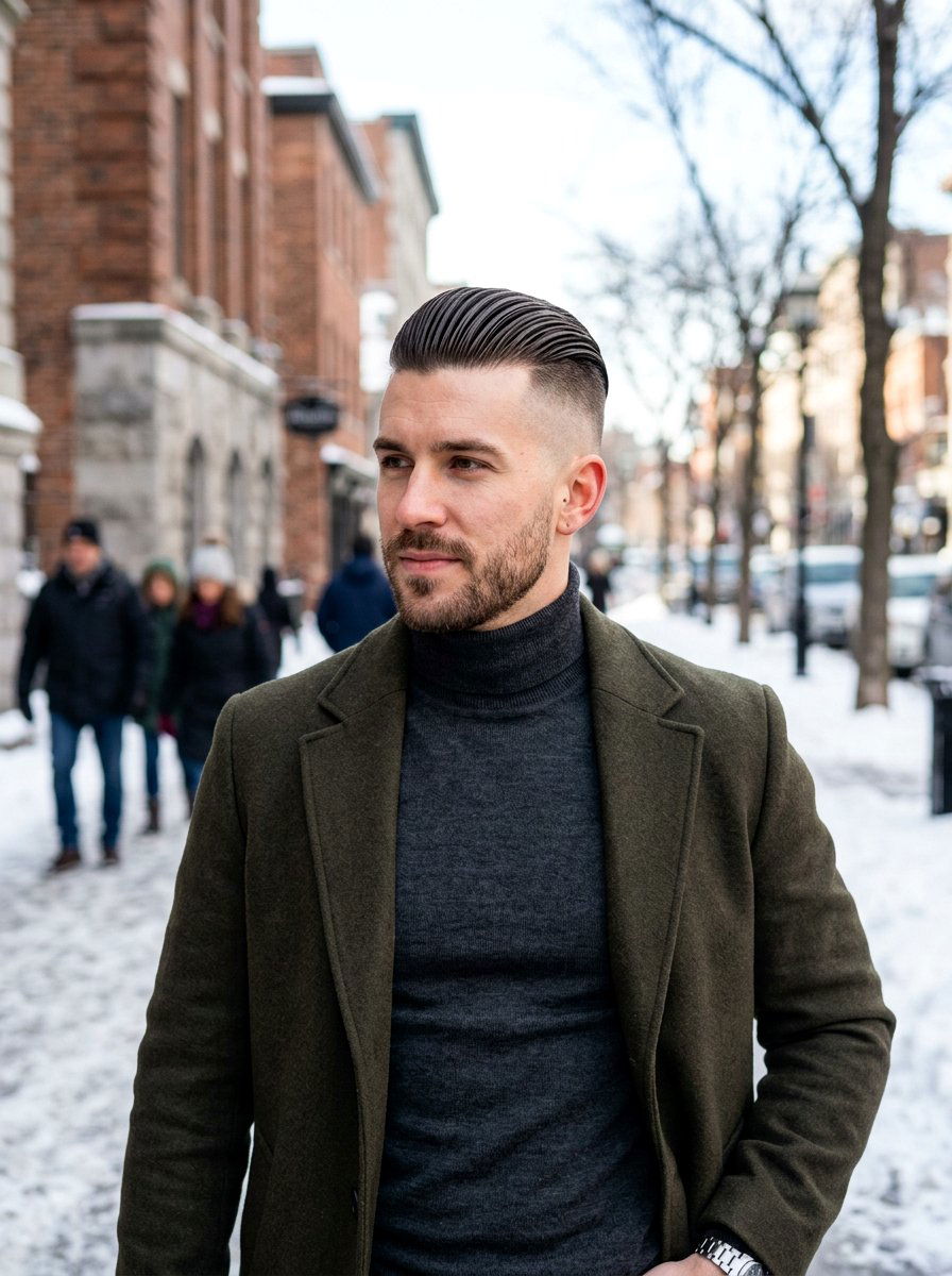 Slicked Back Undercut - 20 old money haircut ideas - 20 old money haircut ideas