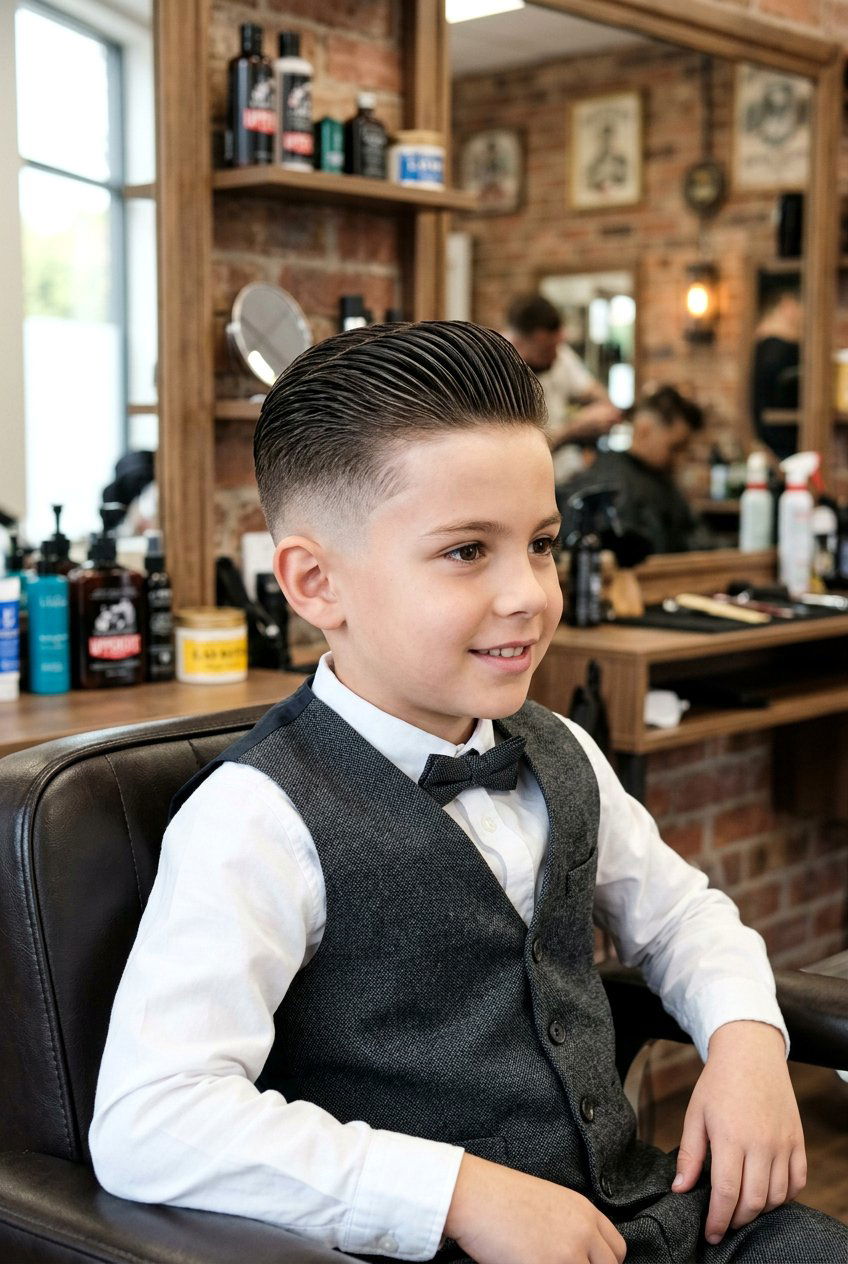 Slicked Back Undercut - 20 kindergarten picture day hairstyle - 20 kindergarten picture day hairstyle