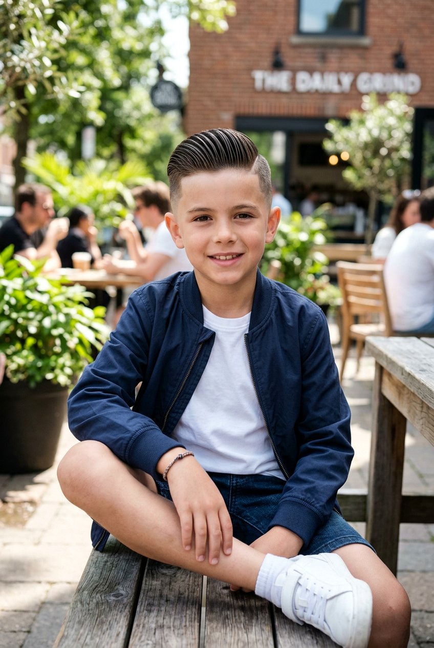 Slicked Back Undercut - 20 summer haircut for boys - 20 summer haircut for boys