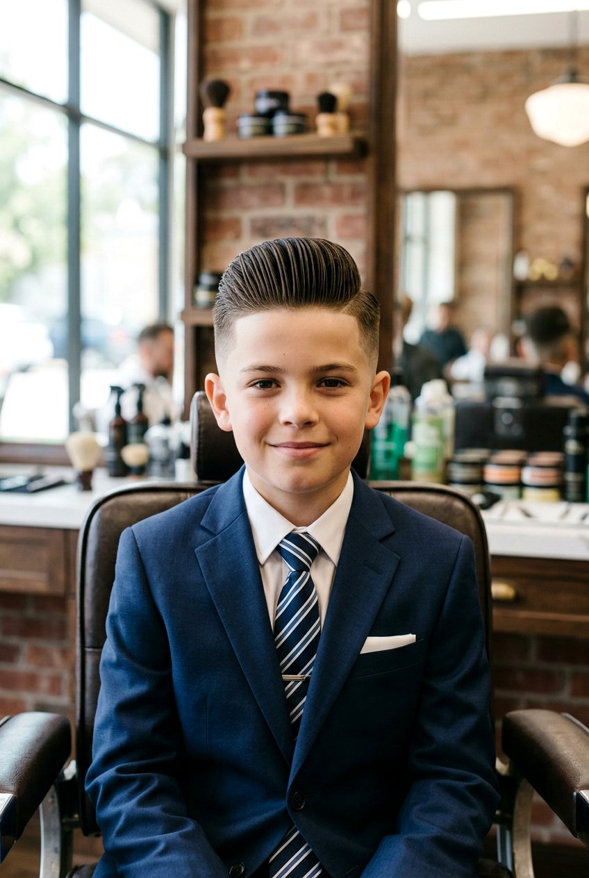 Slicked Back Undercut - 20 boys haircut for thick straight hair - 20 boys haircut for thick straight hair