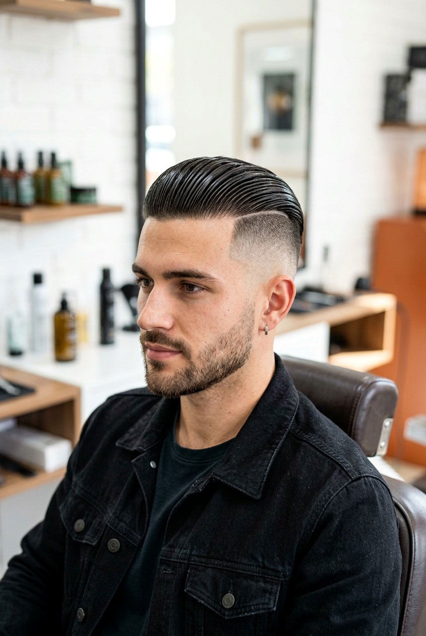 Slicked back disconnected undercut - 20 disconnected undercut haircut - 20 disconnected undercut haircut