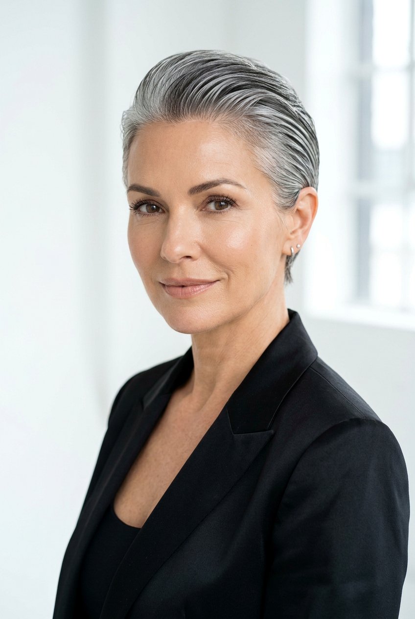 20 Chic Gray Pixie Haircut Ideas You Will Absolutely Love