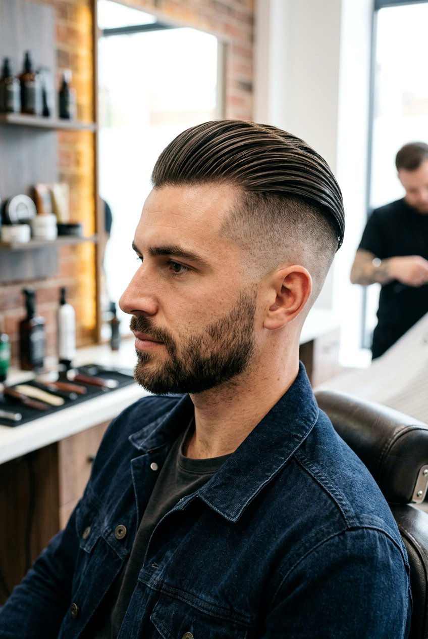 Slicked back undercut - 20 hairstyles for men with thick hair - 20 hairstyles for men with thick hair