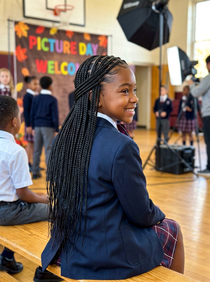 Small Box Braids Picture Day - 20 picture day braids for black girls - 20 picture day braids for black girls