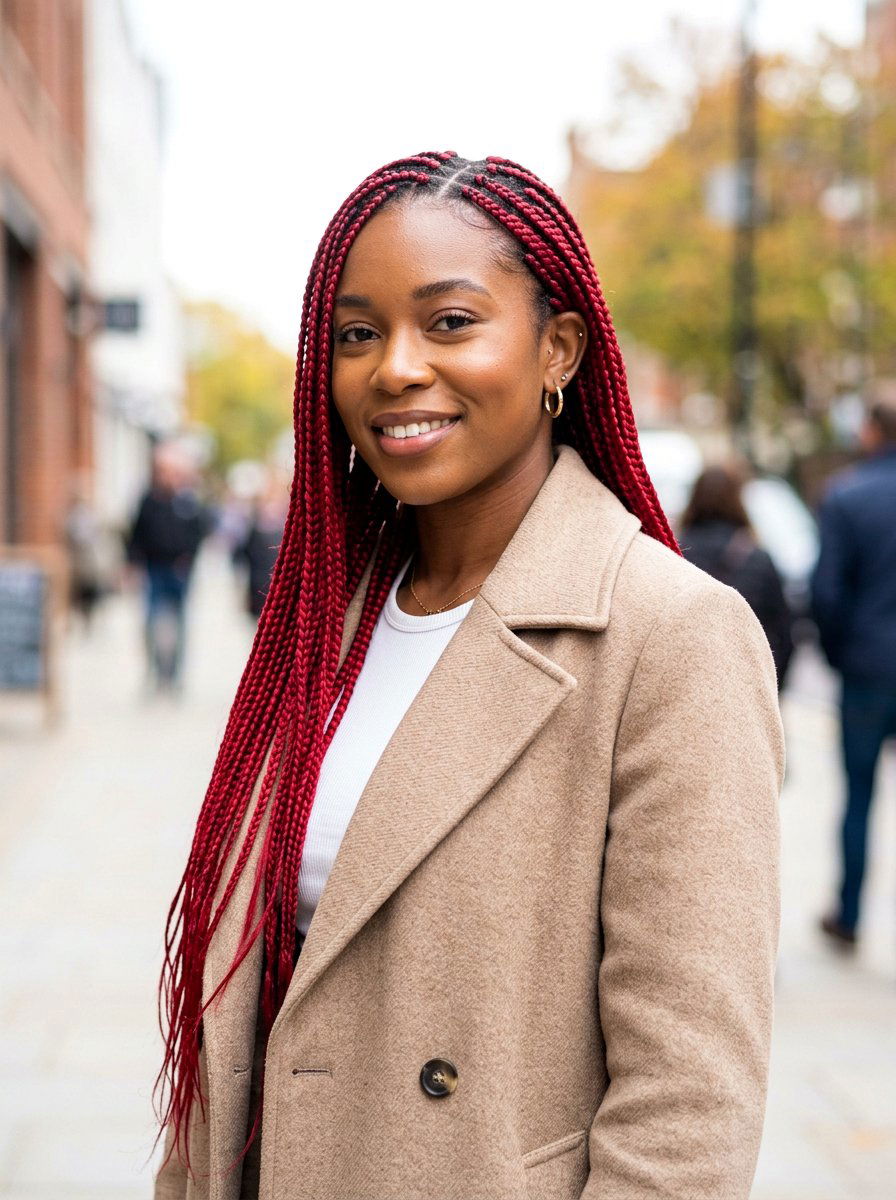 Small Box Braids Red - 20 small box braids hairstyles - 20 small box braids hairstyles